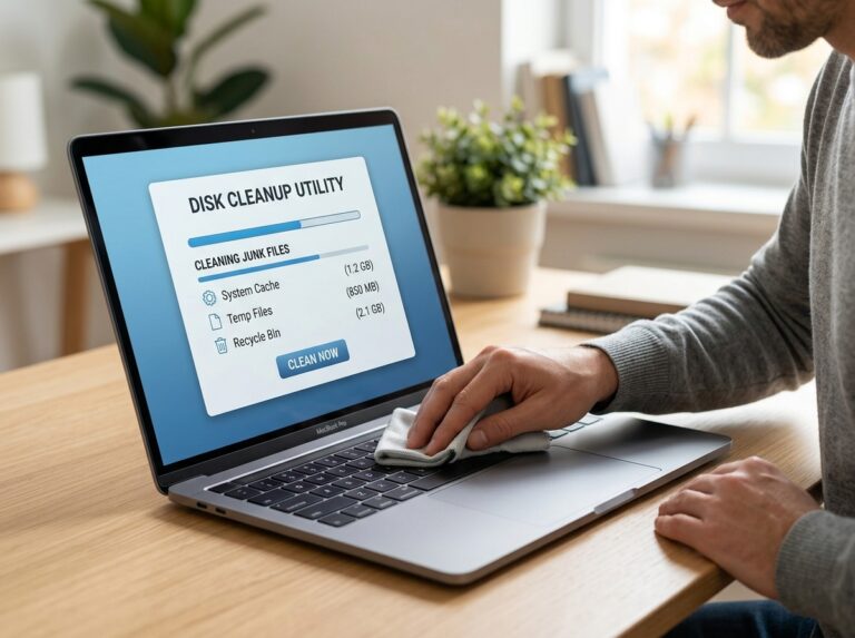 how to clean junk files in laptop