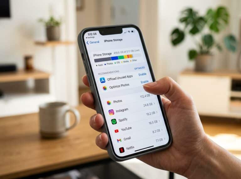 how to clean phone storage