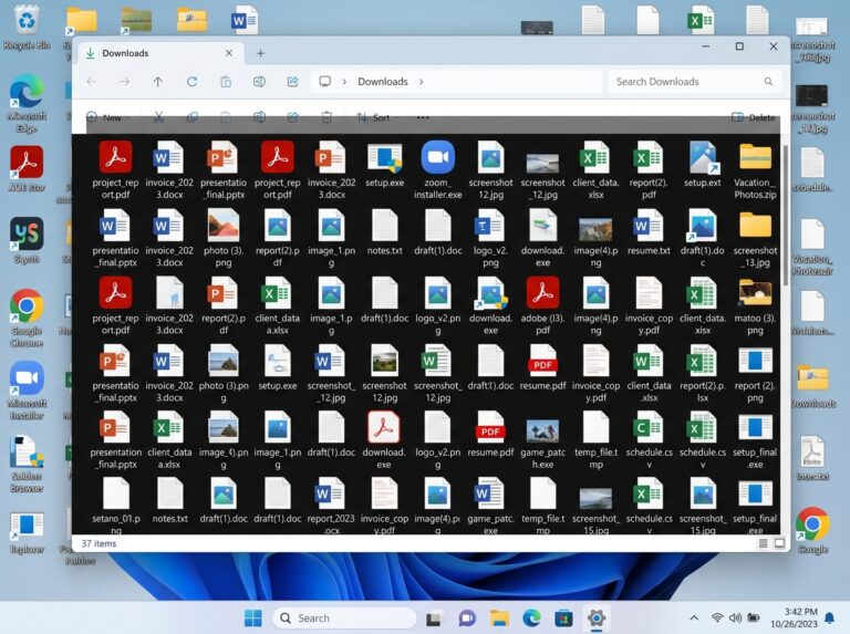 declutter downloads directory fast