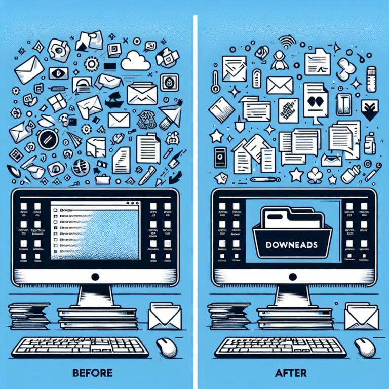 Cleaning Up Your Desktop and Downloads Folder